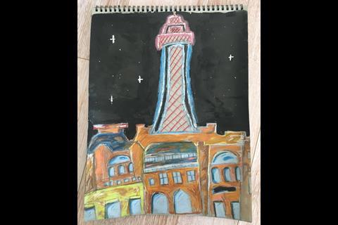Blackpool Tower by Carris Clarke